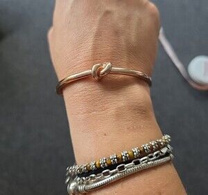 Kate Spade Knot Rose Gold Bangle Bracelet - Women's Jewelry